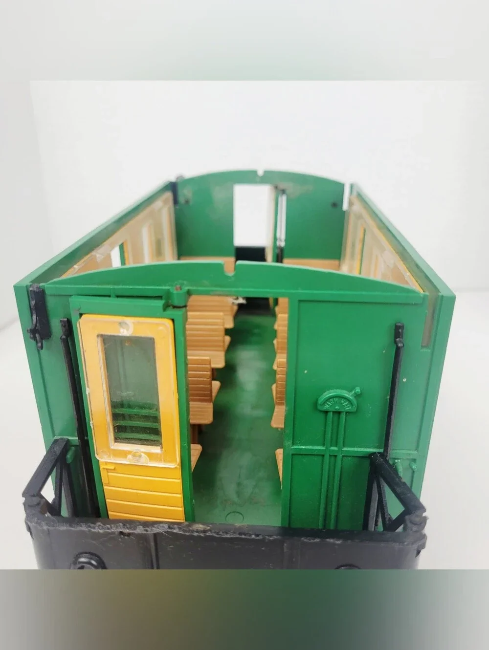 Vtg 70s LGB Lehmann 3010 Third Class Passenger Car G-Scale~Green~Western Germany
